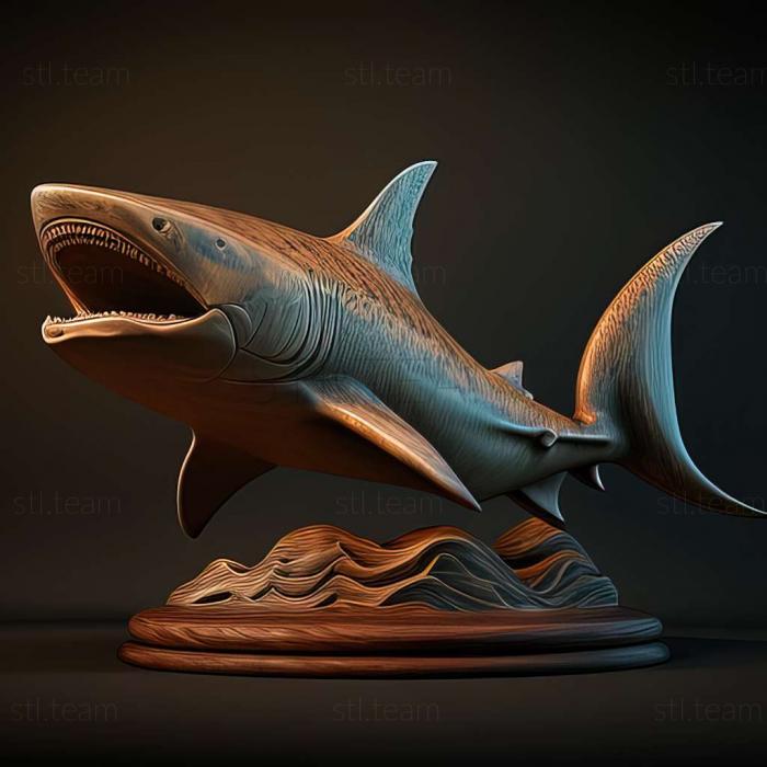 3D модель Carcharhinus leiodon (STL)